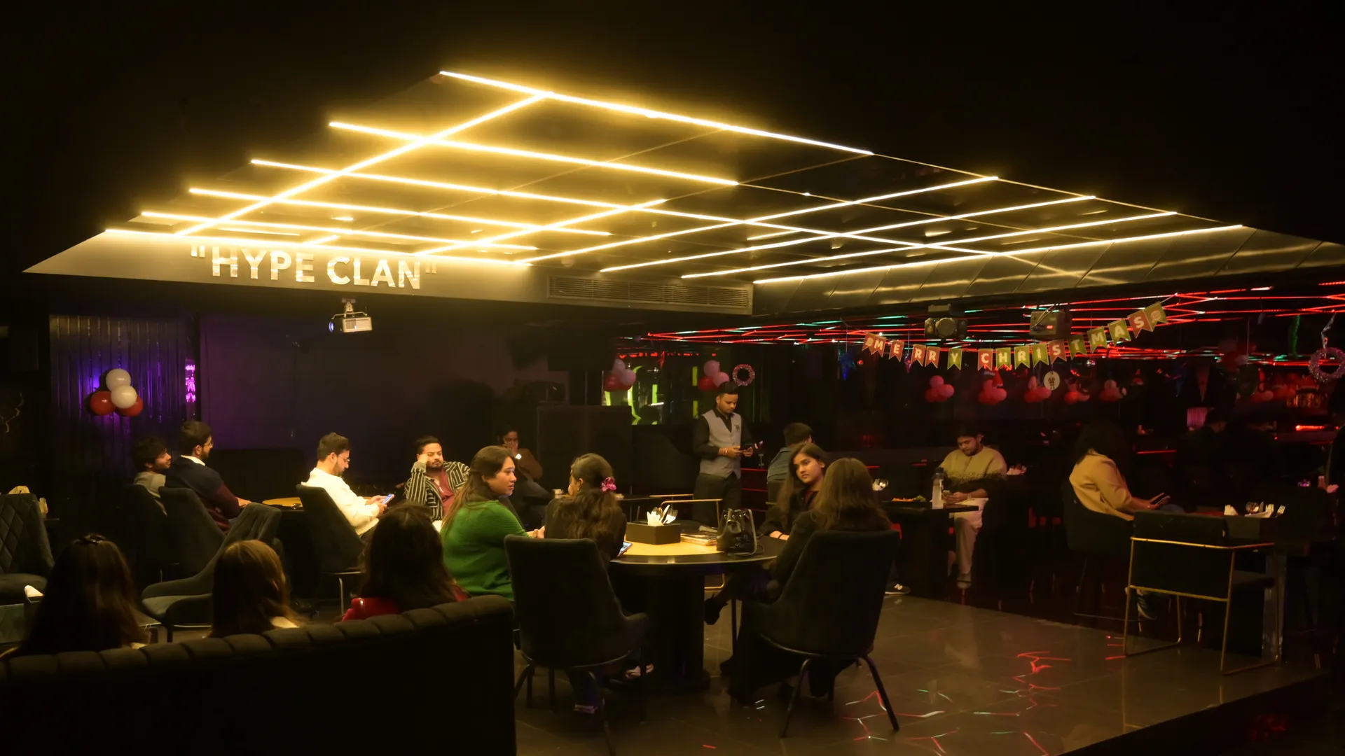 Guests laughing at a Cherry event